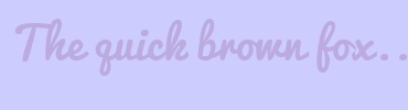 Image with Font Color BCABDE and Background Color CCCCFF